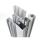 Dominica White Powder Coating Aluminium Window Profiles customized Length