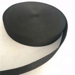PP Tape Black Color Plastic Webbing For Patio Chairs 50mm Width 50g/M for sale