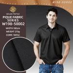 China Durable And Crisp And Natural Comfortable Healthy Striped Knit Fabric For Polo Shirt for sale