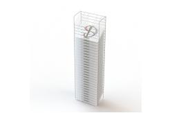 China 30 Wire Layers Book Display Rack For A3 Paper KD Construction supplier