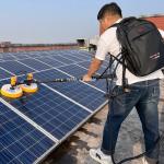 Thorough Cleaning with Double-Head Innovative Rotating Solar Panel Brush Full Payment