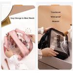 high quality soft waterproof durable tolietry bag with handle for sale