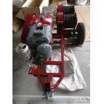 Industrial Engine Driven Winch , Portable Heavy Duty Diesel Engine Hoist