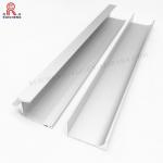 J Profile Aluminium Profile Trim Handle , 1.2mm Brushed Aluminum Drawer Pulls for sale