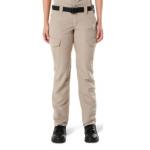 260 GSM Khaki Checked Trousers Womens Fire Retardant Cargo Pants for sale