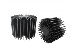 China Led Aluminium Heatsink Extrusions , Silvery / Black Anodized Extruded Aluminium Profiles supplier