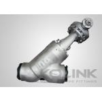 Y Globe Valve, Flanged Carbon Steel Oblique Globe Valve, Manual Operation for sale