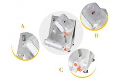 China 0.37KW Automatic Pizza Making Machine , Pizza Dough Presser Elecrtic Energy supplier