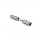 Audio Connector 3.5 Mm Jack Plug Male Straight Style With Through Hole for sale