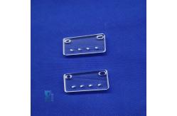 China Factory Fixed Penetration UV High Purity Perforated Quartz Glass Sheet supplier