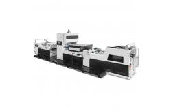 China Fully Automatic Window Water Based Glue Thermal Film Laminating Machine NFM-E1080W supplier