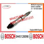 BOSCH 0445120098 51101006065 Neutral Fuel Injector Assembly 0445120098 51101006065 For MAN Engine for sale
