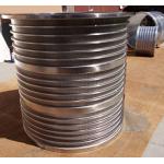 Industry Wedge Screen Basket Durable Round Paper High Temperature Resistance 0.8mm Orifice Diameter for sale