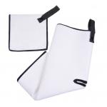 Wholesale Golf Club Accessories Metal Embroidery Waffle Microfiber Golf Towels with Customize Logo for sale