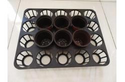 China Simple Convenient Plastic Pot Tray Tear Resistant Glazed supplier