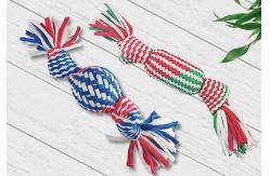 China Cotton Rope Tug Pet Chew Toys For Aggressive Chewers Teething supplier