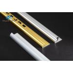 ODM OEM Aluminium Corner Trim Tile Trim Decorative Polished 18mm Height for sale