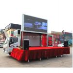 With Stage Mobile Led Taxi Advertising Screen Trailer Truck for Sale for sale