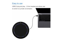 China FCC CE RoHS Omni Directional USB Conference Speakerphone 85dB Max output supplier