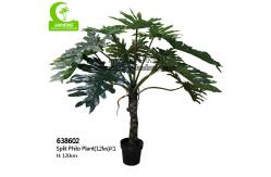 China High Simulation 120cm Artificial Landscape Trees ,  Artificial Split Philo Tree Handmade supplier