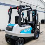 Transpallet Electric Powered Forklift With Scale Four Wheel Type 4 wheel electric forklift truck for sale