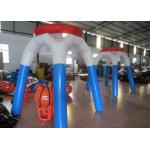 Tall Airtight Inflatable Basketball Game , Outdoor Game Inflatable Basketball Hoop 2.2mH for sale