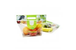 China Micro Perforation Fruit Packaging Bags With Vent Holes And Carry Handle supplier
