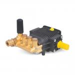 FLOWMONSTER belt driven washer pump 2WZ-18XXNB brass high pressure triplex plunger pump 100-130Bar 3-15LPM for sale