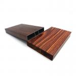 3.0mm Thickness 6063 Wood Grain Aluminium Profile Heat Transfer for sale
