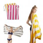 Printed Extra Large Microfiber Toweling Fabric Outdoor Microfiber Beach Towel for sale