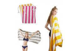 China Printed Extra Large Microfiber Toweling Fabric Outdoor Microfiber Beach Towel supplier