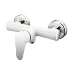 Brass Wall Mounted Shower Mixer Faucet Single Lever Corrosion Resistance for sale