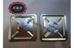 China 64MM Dia Square Self Locking Clip , Heat Insulating Washers With Beveled Edge supplier