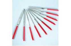 China 140mm Diamond Sharpening File Set , ISO9001 Flat Diamond File Set supplier