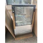 Stainless Steel Base Refrigerated Pastry Case Cooler With Double Shelves for sale