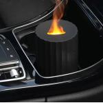 Enhance Your Car and Home Atmosphere with Portable the 7 Colors 100ml Simulation Flame Car Diffuser Humidifier for Dropshipping for sale
