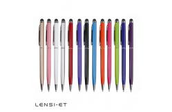 China 14.7CM Universal Stylus Pencil 2 In 1 Function Ball Point Stylus School supplier