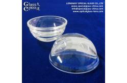 China Custom UV Resistant Borosilicate Glass Light Cover For Industrial Lighting supplier
