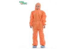 China Medical Disposable Polypropylene Coverall With Hood supplier