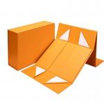 Large Magnetic Closure Folding Gift Box Glossy Garments Shoes Packaging Box