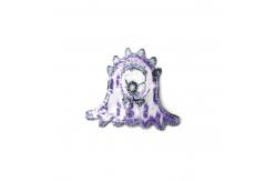 China Merrowed Iron On Embroidered Patches Badges Cotton Metal Thread Material supplier