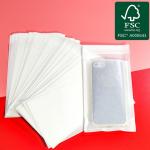 Custom Printed Frosted Glassine Bags For Phone Case Keychain Packaging Bag Earphone Paper Bag Packaging for sale