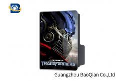 China Transformers 3D Lenticular Printing Service , Plastic Document Folder Flip Effect supplier