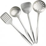 Odorproof Stainless Steel Kitchen Utensil Sets , Heat Resistant Utensil Set for sale