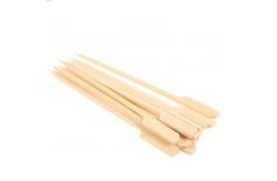 China 18cm Flat Wooden Bamboo Paddle Picks Sticks For Marshmallow supplier