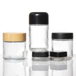 Custom Design Personal Care Frosted Skincare Cream Glass Jar Bottle Manufacturer for sale