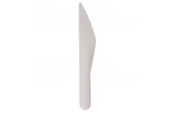 China White Smooth Paper Biodegradable Cutlery Forks Knives Spoons 6.3 Inch Practical supplier