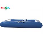 Inflatable Pool Toys Blue Small Commercial Kids Inflatable Swimming Pool With Pump 4x4x0.6mH for sale