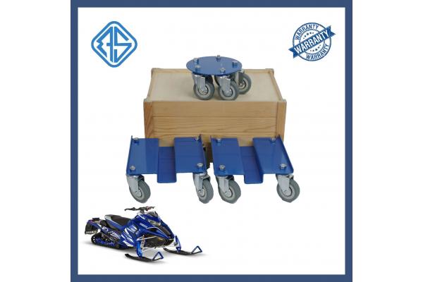 Rectangle Portable 1500 LBS Snowmobile Flat Dollies Mover Anti-Slip Mobile Tools