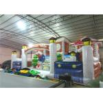 Commercial Children Custom Made Inflatables Snowman Safe Nontoxic 10 X 6m Waterproof for sale